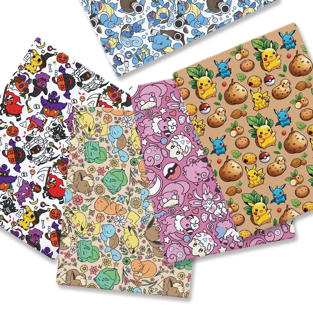 Baby Products In Japan - 포켓몬 만화 Fabric140*50cm 수제 봉제 패치