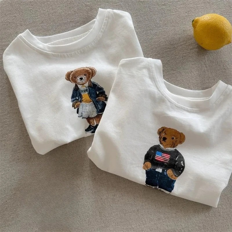 Baby Products Teddy Bear - 2026년 아동용 설탕 첨가 티셔츠 여름
