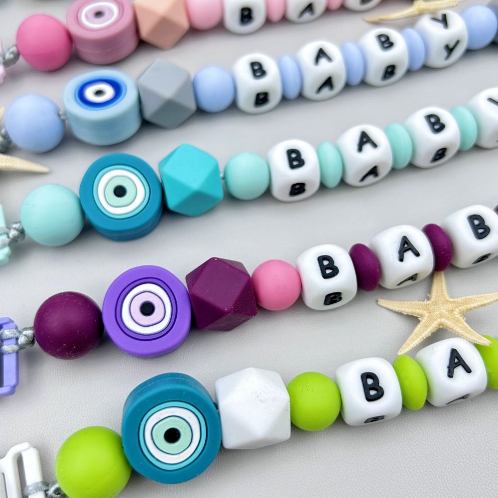 사용자 정의 영어 러시아어 실리콘 문자 이름 아기 드래 - Baby Teethers 리뷰 및 가격