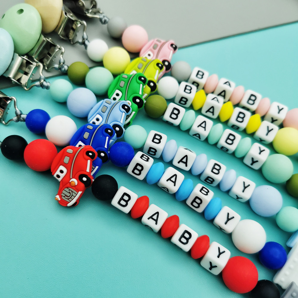 사용자 정의 영어 러시아어 문자 이름 실리콘 클래식 자 - Baby Teethers 리뷰 및 가격