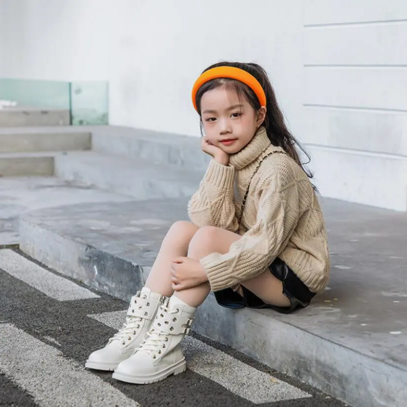 어린이 캐주얼 신발 2023 가을 겨울 어린이 가죽 부 - Baby Product Brand 리뷰 및 가격