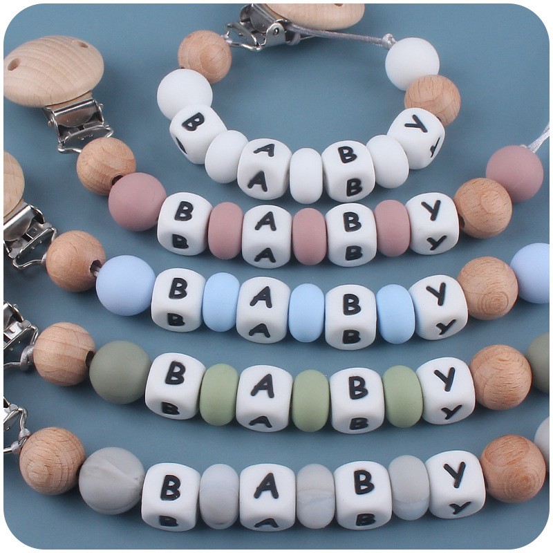 이름 맞춤형 실리콘 젖꼭지 체인 아기 치아발육기 젖꼭지 - Baby Products To Gift 리뷰 및 가격