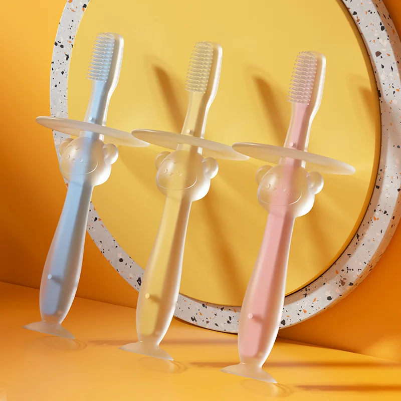 1PC 100% 식품 등급 소프트 핸들 유연한 실리콘  - Baby Teethers 리뷰 및 가격